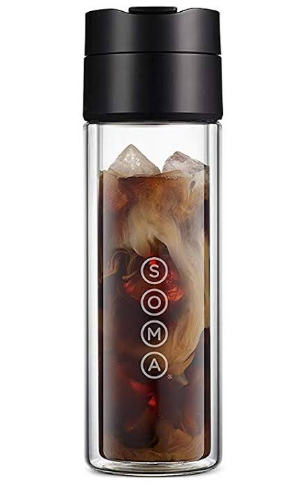 Soma Double Wall Glass Tea and Coffee Cold Brew Bottle
