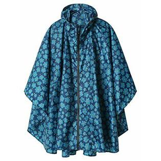 Rain Poncho Jacket Coat Hooded by SaphiRose